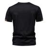 New Summer T-shirt Men's Solid Color Embroidery