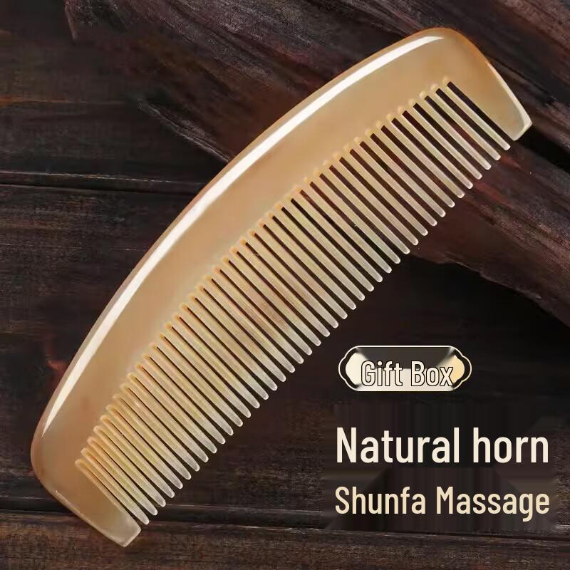 Natural Ox Horn Massage Comb