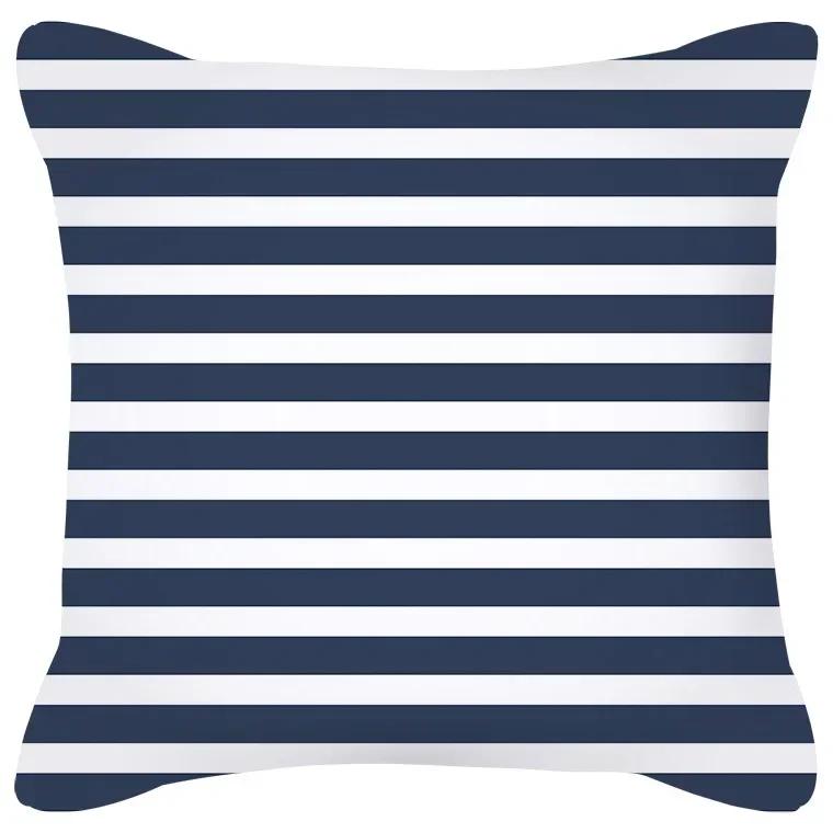 Pillowcase Navy Blue Geometric Pattern  Decorative  Home