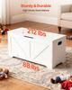 VEVOR Kids Storage Bench, Wooden Toy Box Chest, Large Storage Cabinet with Safety Hinge, Toddlers Storage Bench for Playroom, Living Room or Entryway