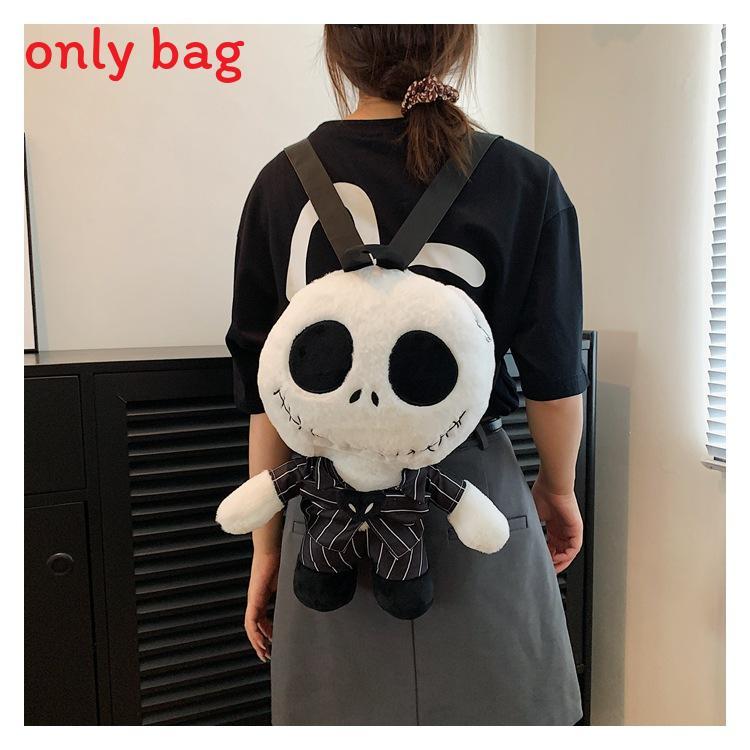 Toothless Plush Double Backpack For Kids With Zipper Closure And Phone Pocket