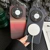For Magsafe  Carbon Fiber Kevlar PC Magnetic Phone Case For HuaWei Mate 80 Pura 80 70 Pro Max Ultra Wireless Charge Cover