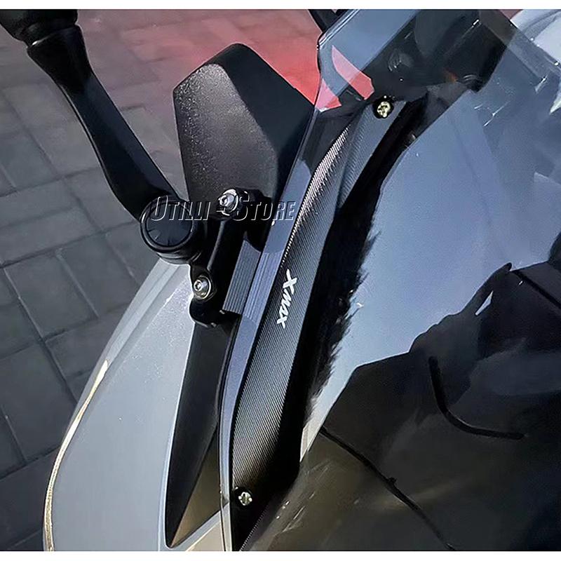 Motorcycle Accessories Windshield Deflectors Windscreens Bracket Protector For YAMAHA X-MAX125 X-MAX250 X-MAX300 X-MAX400