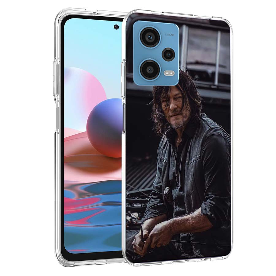 

DARYL, The Walking Dead Man Phone Case For Redmi Note 13 12 14 15 Pro Plus 13R 11 11T 11E 11S 10 Pro 10S 9 9S Cover Cell Clear T Redmi Note 15 Pro 5G