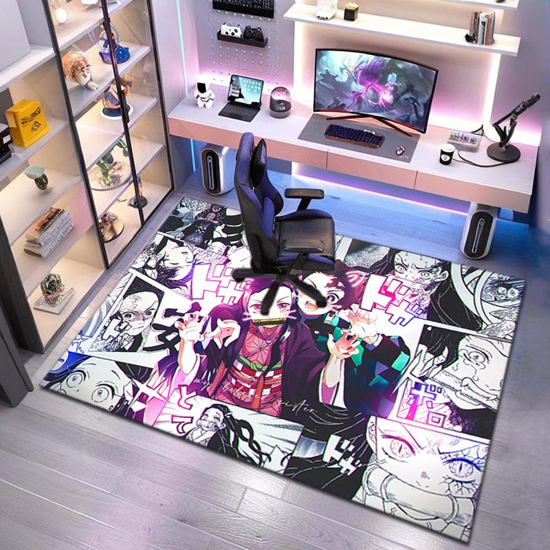 Japanese manga artist Koyoharu Gotouge's Demon Slayer carpet is suitable for living room and bedroom doormats office balcony decorative rugs H2