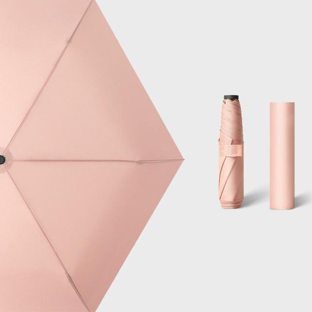 

Маленький зонт супер легкий женский зонт трехскладной мини-зонтик защита от ультрафиолета портативный для путешествий