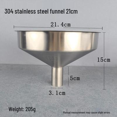Wutuo 304 Stainless Steel Kitchen Funnel with Strainer