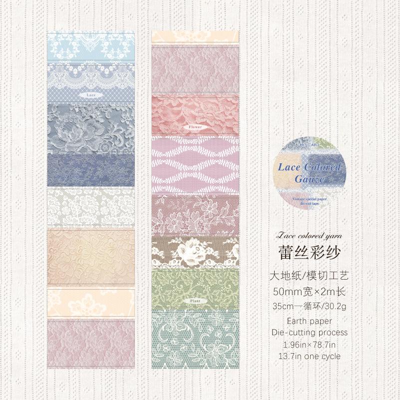 5cm×200cm Retro-Textur Skizzen-Serie Klebebandpapier für DIY Dekorative Wiederverwendbare Aufkleber