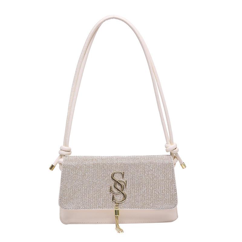 Sleek Inspired Urban Small Square Shoulder Bag With Trendy Tassels And Durable Design