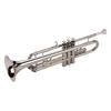 Standard Bb Trumpet Brass Material Nickle Plated  Wind Instrument with Mouthpiece Carry Bag Gloves Cleaning Cloth
