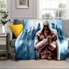Assass Warrior Blanket Flannel Blanket for bed, sofa, Camping, Hiking, Picnic Essentials, gift for family Fan gifts