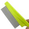 2in 1 Customization Logo Rust Proof Soft Safe Stainless Steel Plastic Flea Comb Removing Nits Head Lice Reusable Tool Easy Use