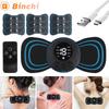 Mini Portable EMS Neck Massager Electric Neck Stretcher For Cervical Muscle Pain Massage Patch Relief And Shoulder Relaxation