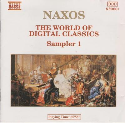 CD VARIOUS - The World Of Digital Classics Sampl 8550001 Naxos 1988 Germany Classical Used