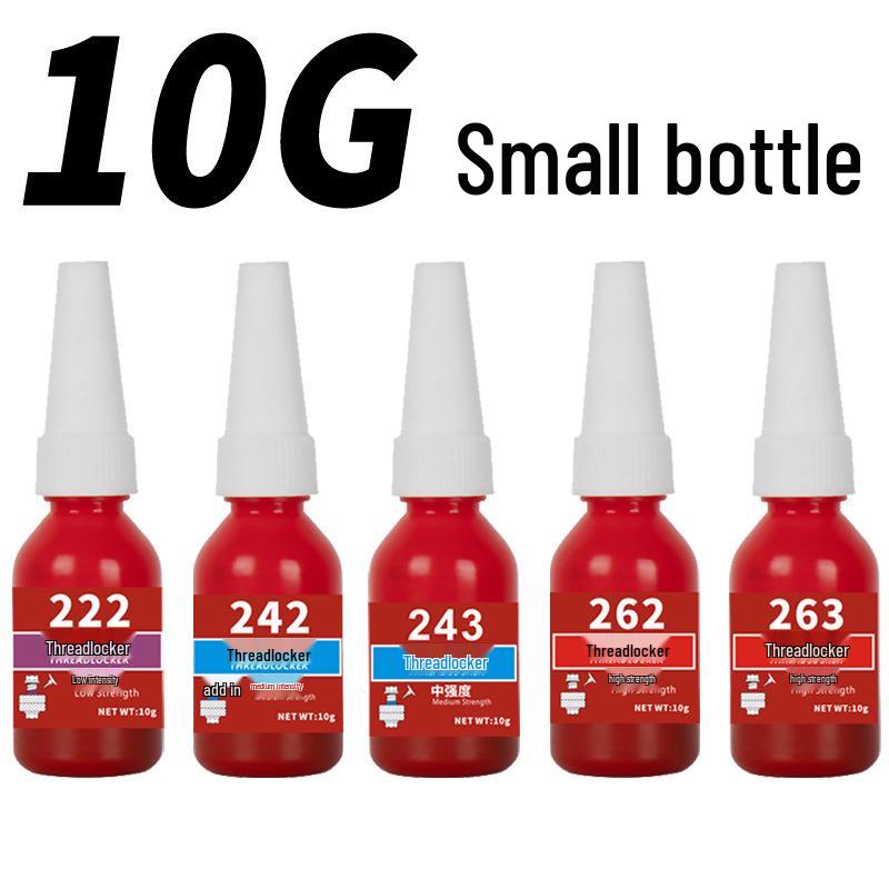10g 10ml Small Bottle Screw Glue - 243 Threadlocker Anti-Loosening Anaerobic Adhesive (263/277/290/680)