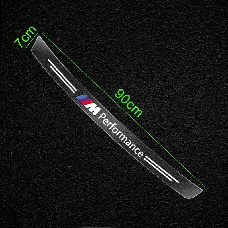 For BMW Transparent Car Trunk Badge Protective Sticker Auto Goods For BMW M M3 M4 M5 X1 X3 X5 X6 X7 F10 F20 F22 F30 G20 G30 Perf
