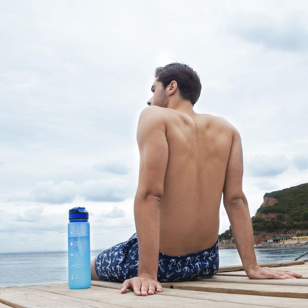 Anemoss Anchor Tritan Water Bottle 1000 Ml / 33.8 Oz
