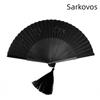 Sarkovos Luxury Fireworks Overseas Japanese Summer Kabuki Heat Protection Souvenir Bamboo Fan, Men's, Stylish, Fan, Present, Father's Day, Festival,
