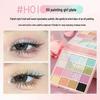 KAPEL 16-Color Multi-use Eyeshadow Palette: Matte, Glitter & Shimmer Finishes for Long-lasting Contour