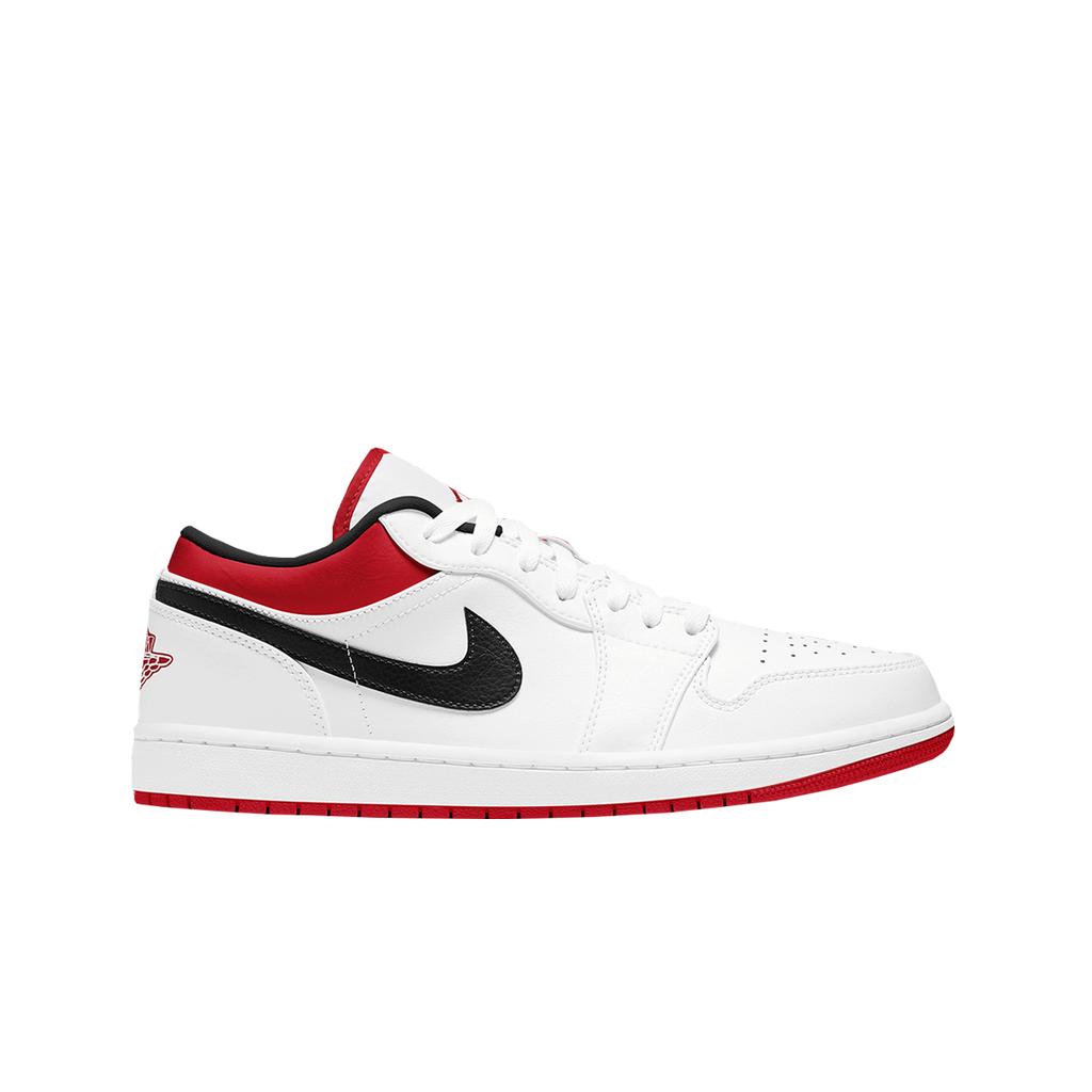 Jordan 1 Low White Red Black