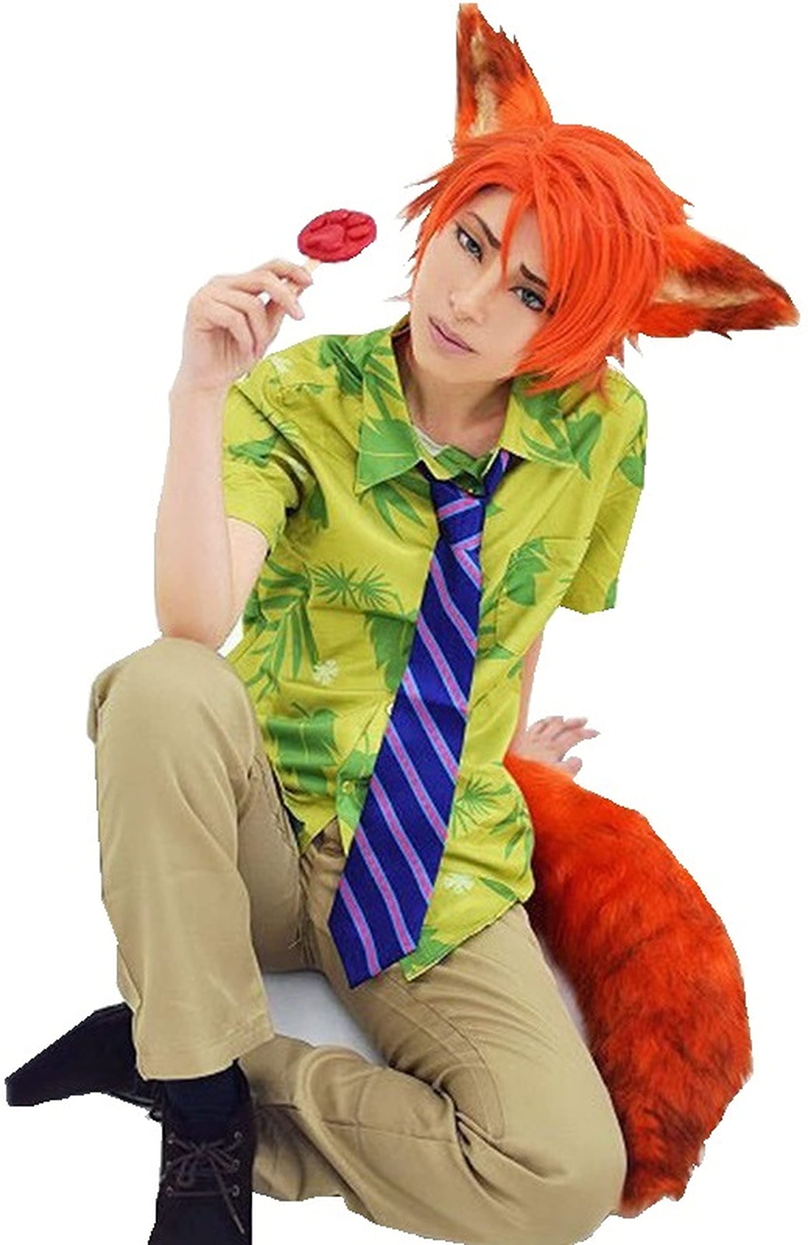 

Аниме Косплей Набор Животные Полицейские и Животные Таинственная Школа Культурные Сценические Выступления Размер Костюм, Лиса, 3 предмета (Рубашка, Брюки, Галстук), Униформа, Унисекс,