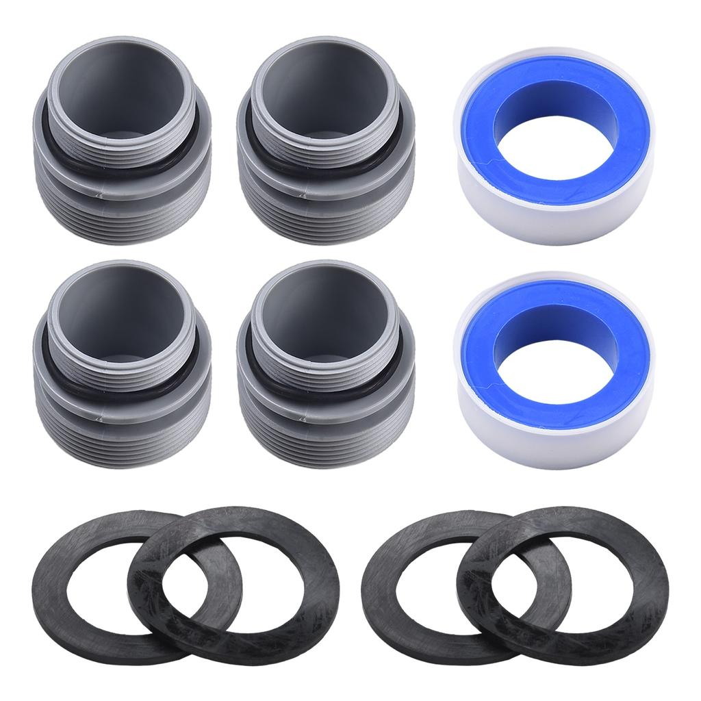Hose To Inlet Outlet Adapter Conversion Kit for Intex Pools Connect 40mm Hose To 1 1/2 Inch Filter Convenient Solution