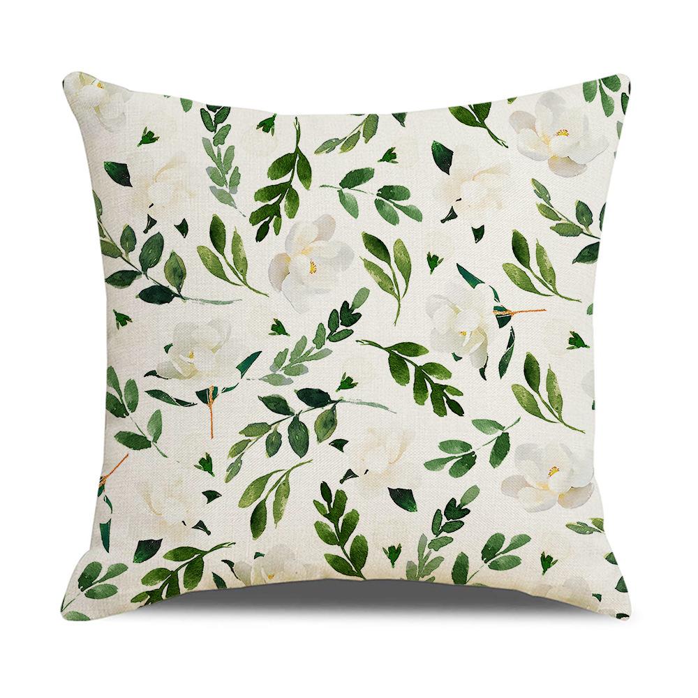 Ins Nordic Tropical Plant Pillow Cover New Home Furnishings Office Lumbar Cushion Pillow Cover
