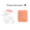 Nail Drying Lamp 16W UV LED Lamp Nail Mini Portable Nail Dryer With USB Cable Gel Nail Polish Dryer Gift Home Travel Use