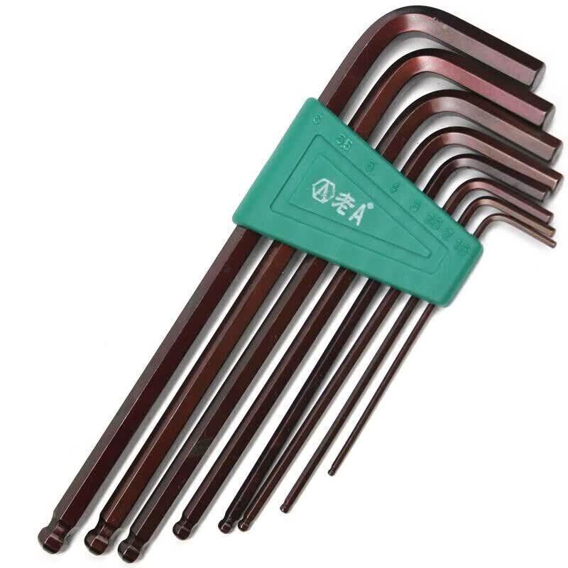 LAOA LA312408 Ball End Hex Key Wrench Set