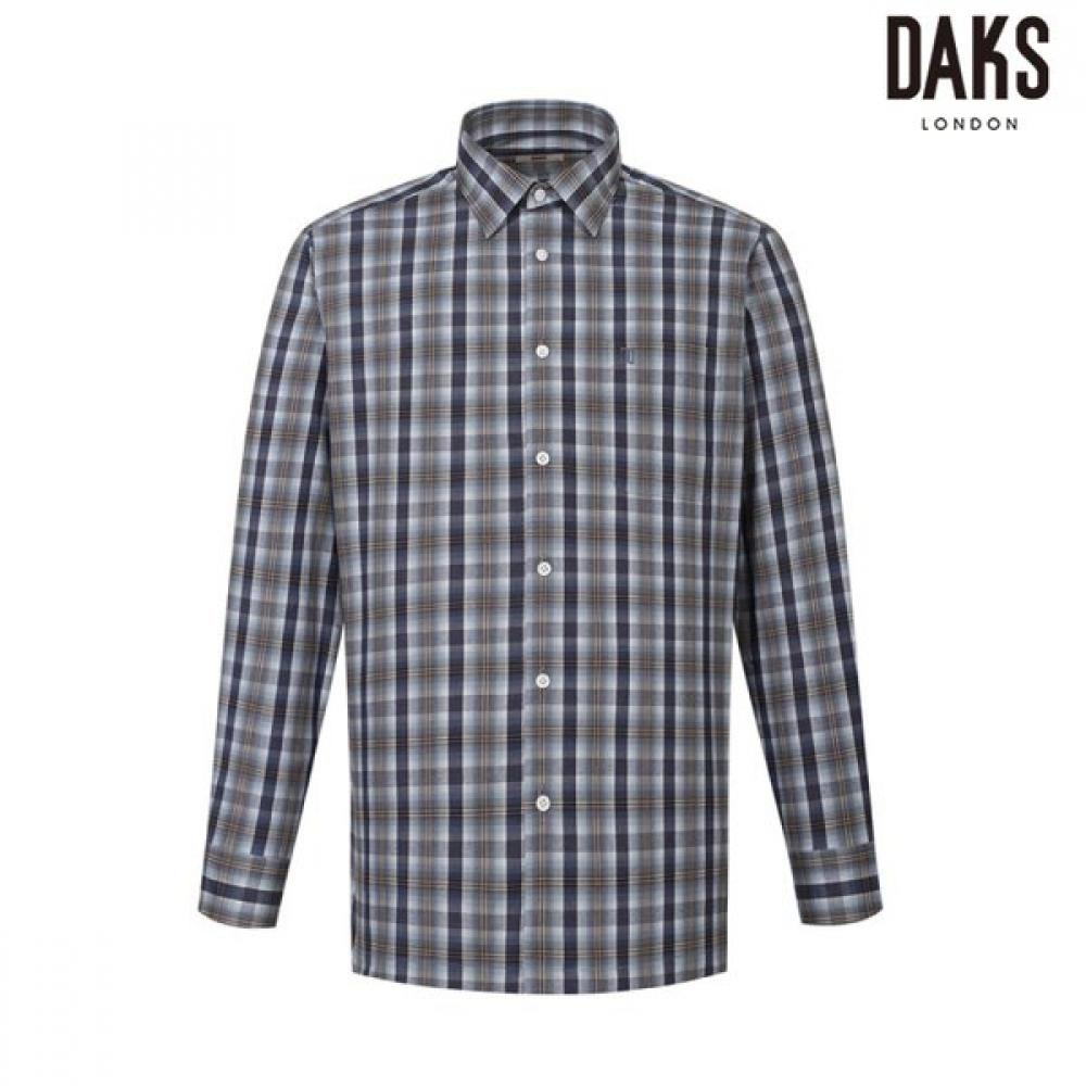 

DakS Men S eaSy Care Fleece Poly Blend Check Shirt dmp1Shcl103n1 navy/95