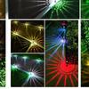 Outdoor Solar Pathway Lights RGB Color Changing Projection Dusk to Dawn for Yard Walkway Landscape Decoration