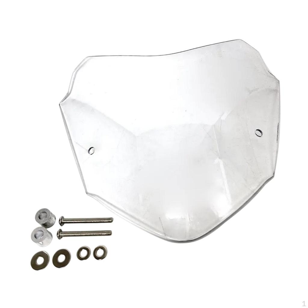 Extension Windscreen Front Fairing Windshield PC Stylish Motorbike Replacement Accessories Sturdy