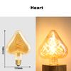 E27 LED Filament Light Bulb 220V 4W A60 ST64 T45 T185 G80 G95 G125 Retro Vintage Ampoules LED Edison Lamp Spiral Bulb For Home