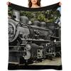 Southern Pacific Railroad Steam Locomotive No. 1273 - Travel Town Railway Museum Throw Blanket Bed Heavy Retros Blankets