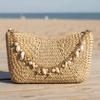 Metal Chain Bag Charms Accessory Lanyard Bag Chain Starfish Conch Pearl Bag Pendant  Bag Ornament