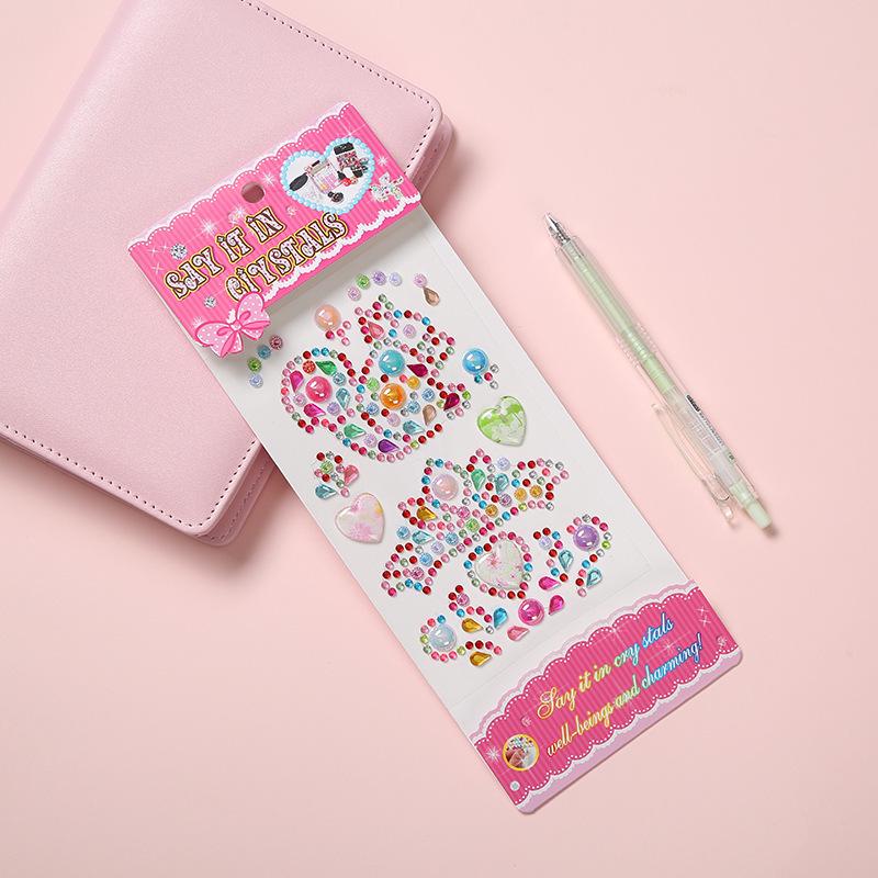 Animal DIY Acrylic Diamond Stickers for Mobile Phones and Water Cups - Various Specs Available