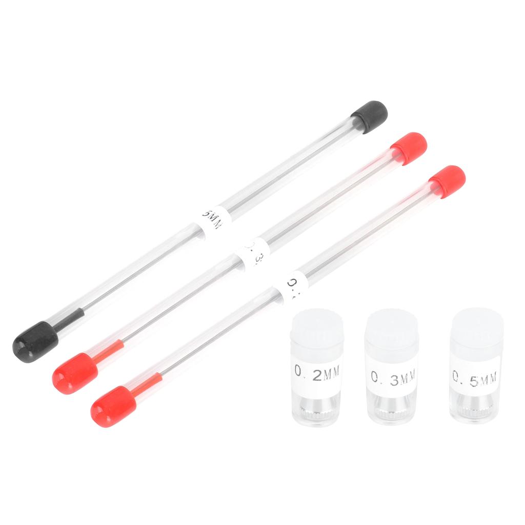 0.2/0.3/0.5mm Airbrush Nozzle Airbrush Needle Nozzle Cap Replacement Parts for Spray Gun Sprayer