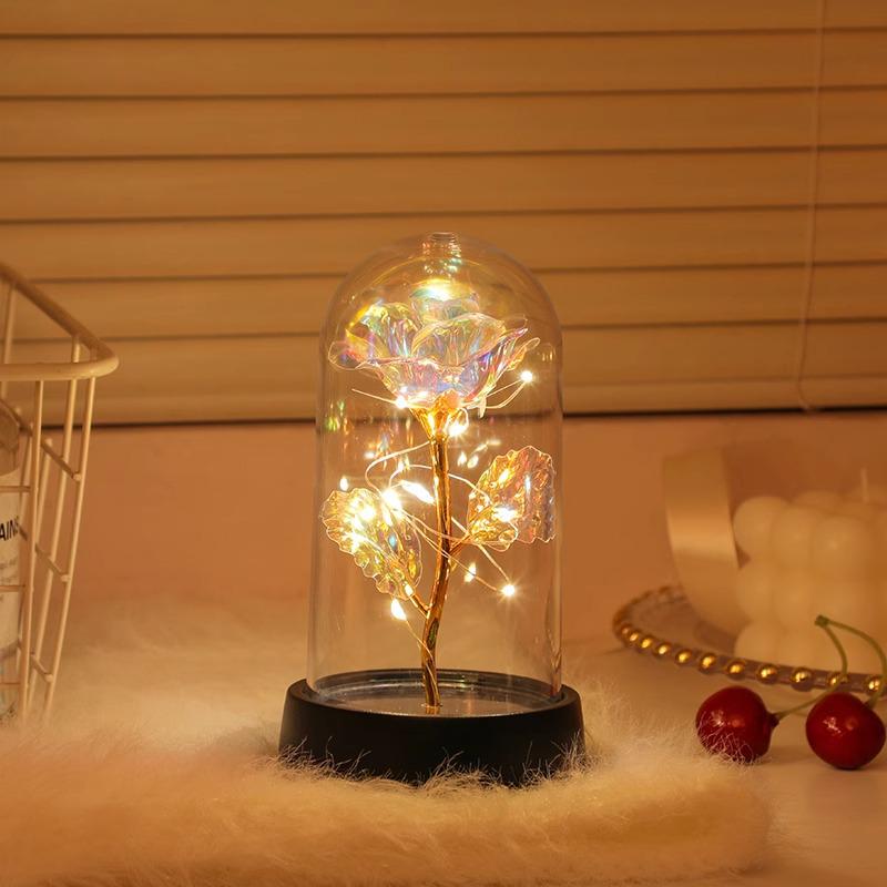 Preserved Rose Bouquet Night Light - Ideal Birthday Gift for Girls, Teachers, Classmates, Valentine s Day, Teacher s Day, or Qixi Festival