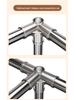 Sturdy Steel Pipe Wardrobe with Alloy Connectors for Home Bedrooms and Rentals