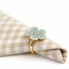 10pcs Flower Napkin Rings Floral Serviette Buckles Holders Party Table Decor for Wedding Banquet Dinner Daily Use 5