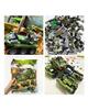 Domibro Military Building Blocks WW2 Tank Army Cihly Hračky pro kluky narozeninový dárek
