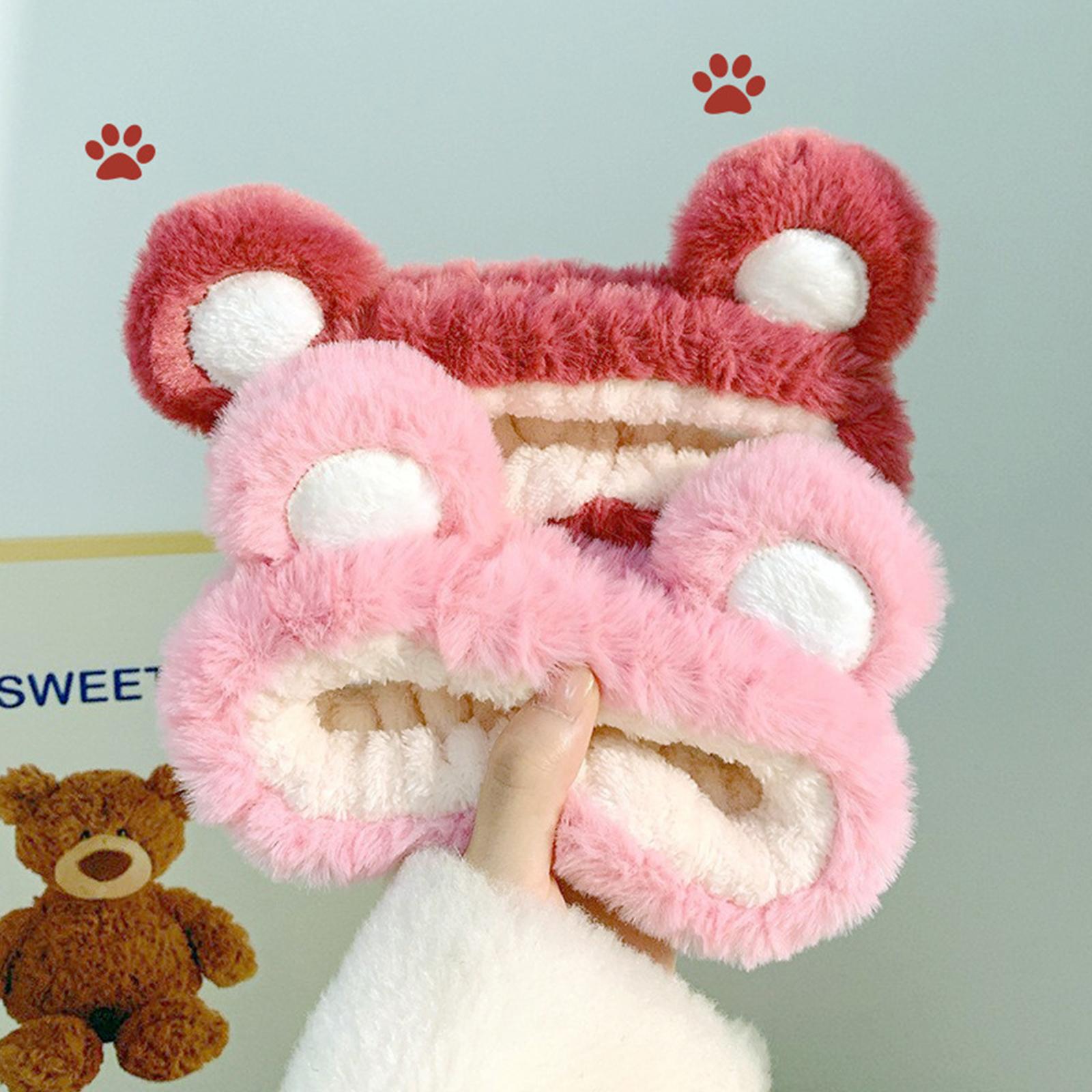 

Прекрасные повязки на голову Женщины Макияж и умывание лица Плюшевая повязка на голову Эластичная резинка для волос для женщин Девушки Повязка для ухода за кожей