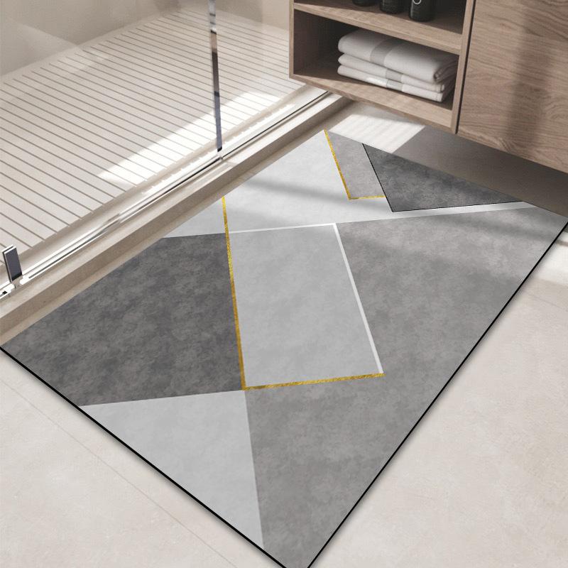 Bathroom Mat Bathroom Absorbent Mat Quick Drying Mat Toilet Door Mat