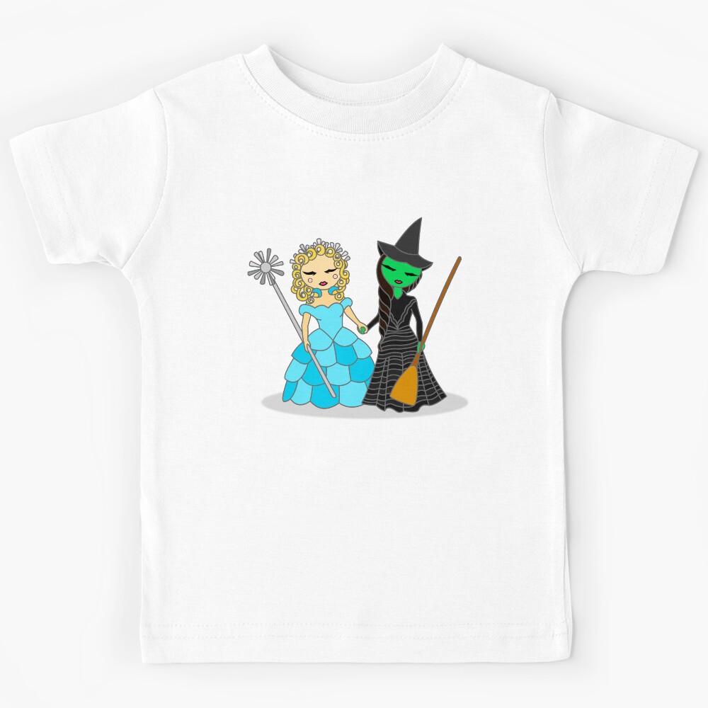 Cartoonified Elphaba and Glinda (Wicked) Kids T-Shirt 160