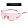 Rimless PC Safety Glasses Anti Pollen Anti Blue Light Multicolor Lightweight Eyewear for Men Women Daily Use