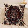 Persian Rug Pattern Cushion Cover Soft Plush Fabric Double-Sided Printed Sofa Cushion Cover For All Seasons Home Decor Gift