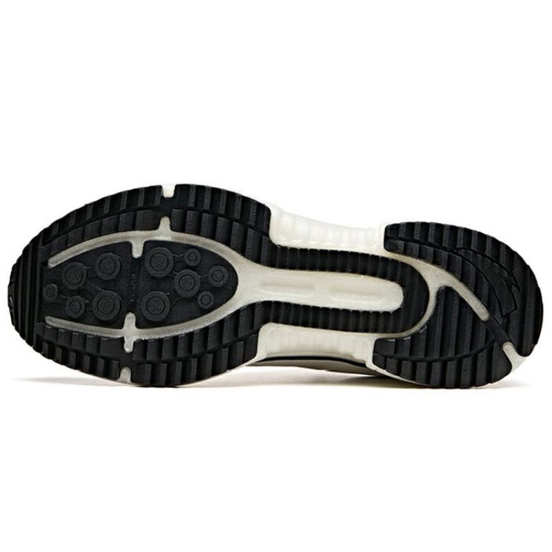 Anta Bubble Trail Running Shoes Low Top Men Running Shoes Black White 112045520-3