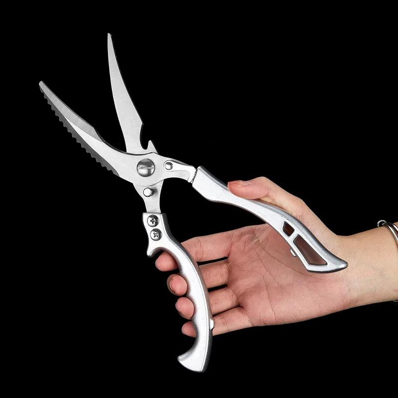 Stainless Steel Kitchen Scissors Fish Scales Duck Fish Knife Kitchen Accesories Home Clean Meat Accessory Knives Accessories Bar