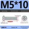 4.8 Grade Galvanized Phillips Round Head Screw (M2-M8)