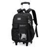 Kids School Backpack with Wheels Rolling Backpack for Boys Student Backpack 2/6 Wheels Trolley School Bags Children Book Bag